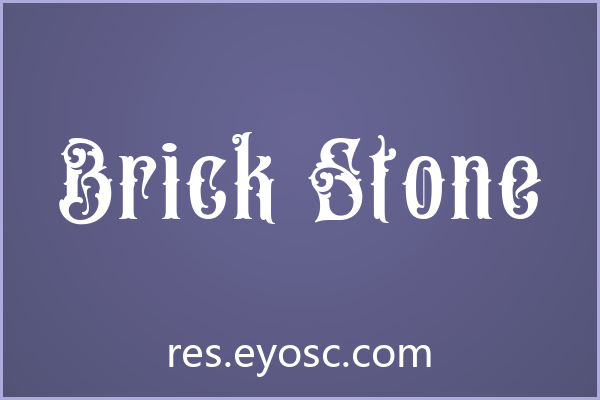 设计师清单 | App复古标题 Brick Stone 值得收吗