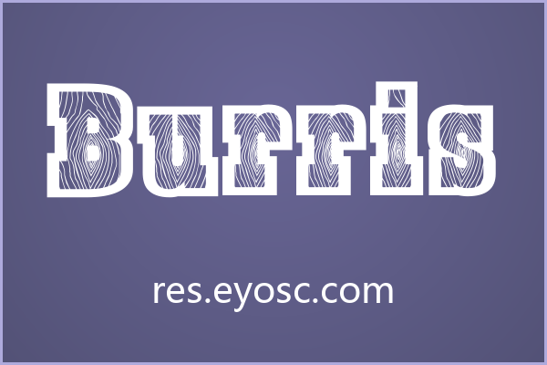Burris，西部复古的粗犷骨架与细节