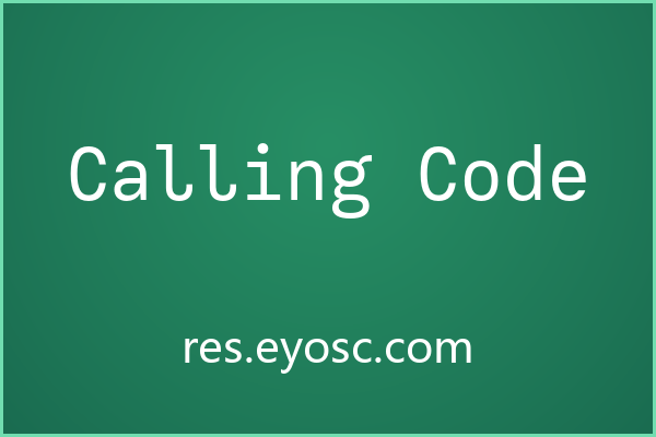 拿 Calling Code 做提案，先解剖这几个字