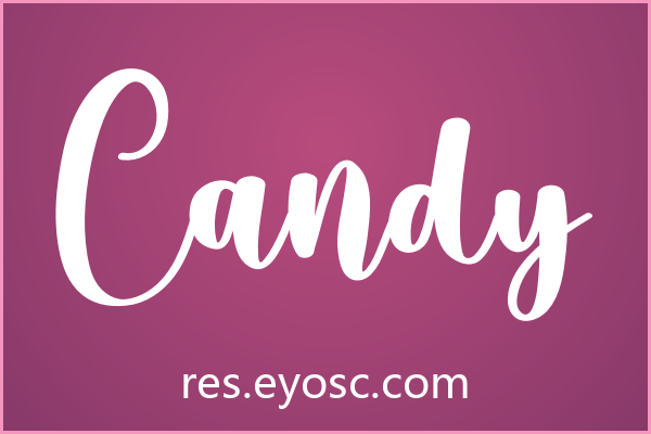 App里来点甜的？聊聊Candy这个手写体