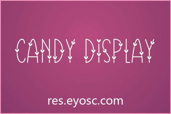 换个口味？聊聊Candy Display的VI巧思