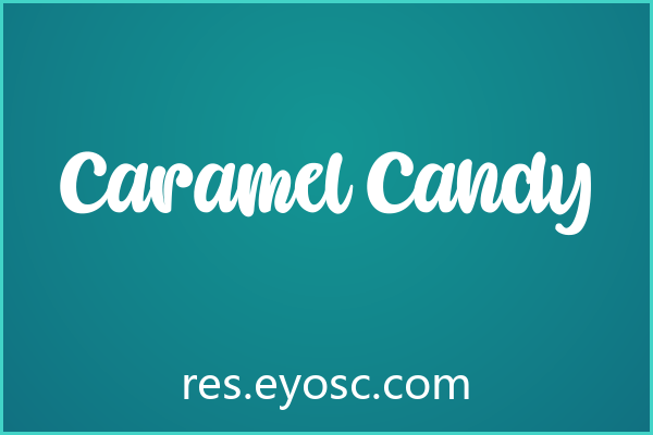 为何「Caramel Candy」在咖啡餐饮字体中值得关注