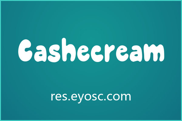 Cashecream，圆润复古的无衬线，海报标题新宠