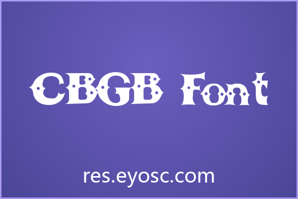 设计师收藏清单 | 复古婚礼纸品，CBGB Font 值得留吗
