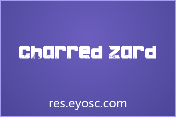 Charred Zard 评测：网页标题的破坏美学与适配度