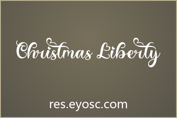 网页标题缺节日感？「Christmas Liberty」能救场吗