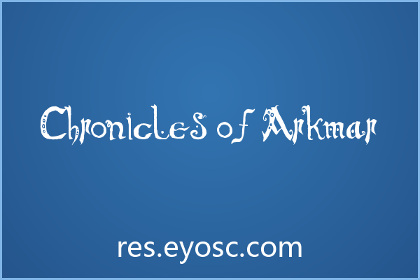 海报字体清单：Chronicles of Arkmar值得收藏吗