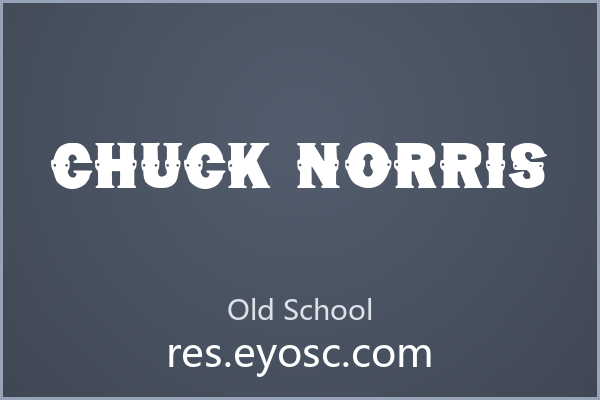 复古工业铆钉装饰 Chuck Norris