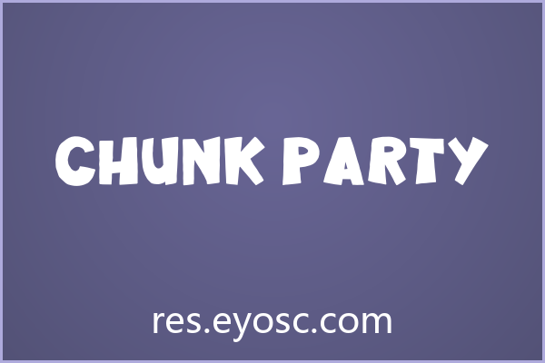 Chunk Party 字体下载 | 打造趣味婚礼纸品的粗犷卡通字