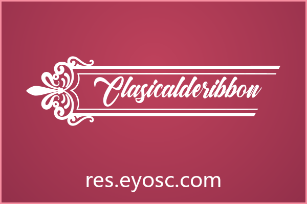 Clasicalderibbon下载 | 品牌复古花体