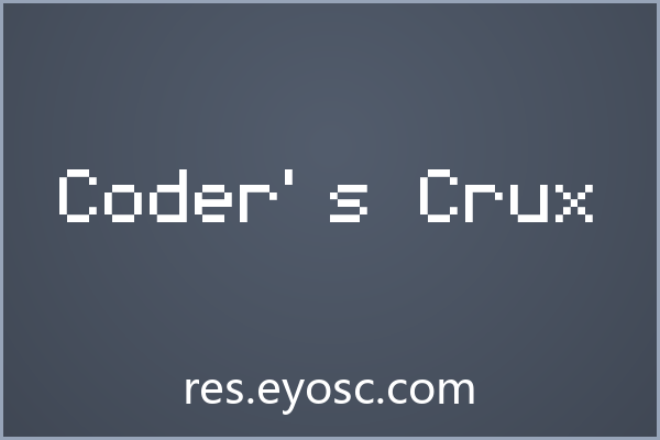 Coder’s Crux：像素即品牌的设计语言