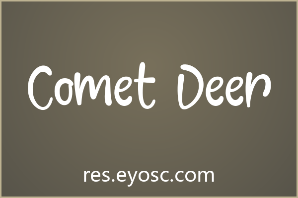 设计师清单：Comet Deer 适合社交媒体吗