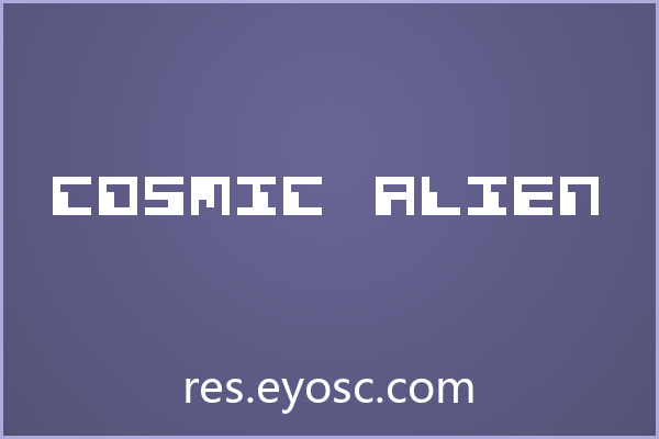 「Cosmic Alien」：像素是App界面的设计语法