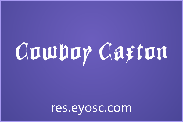 为何「Cowboy Caxton」在中世纪字体里适合杂志排版
