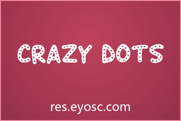 「Crazy Dots」：用波点狂欢打破沉闷的海报标题