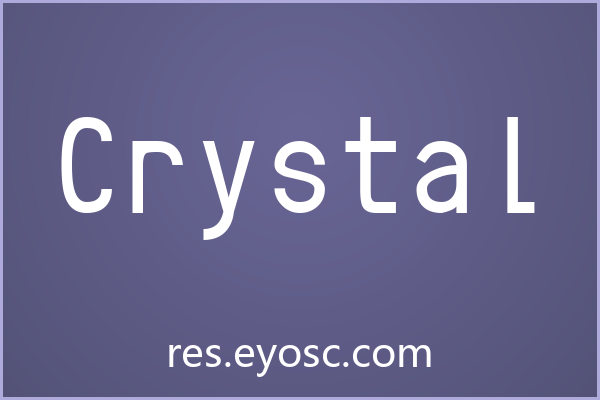 复古排版的意外选择，Crystal 定义新优雅