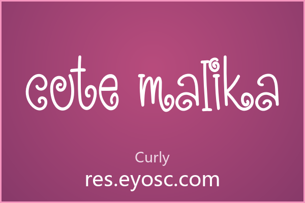 做贺卡请柬的设计师，你可能需要 Cute Malika