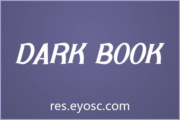 海报标题字体清单：Dark Book 值得加入你的库吗？