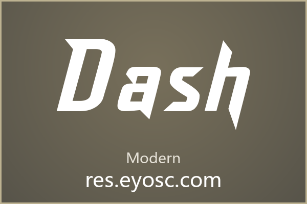用 Dash 做婚礼纸品，大字号才对它味