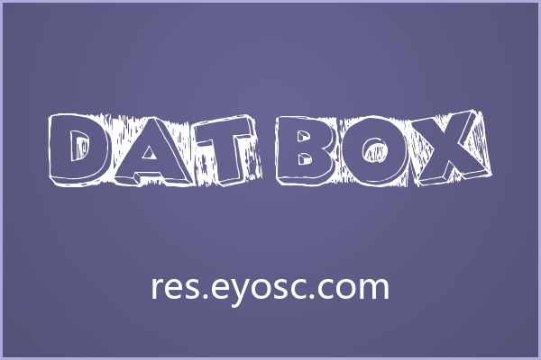 充满手绘感的儿童字体 Dat Box