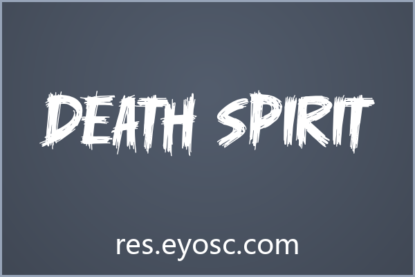 Death Spirit 字体值不值得收藏？品牌VI设计师清单