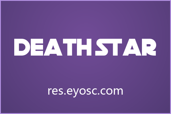 Death Star 字体为科幻主题标题注入机械张力
