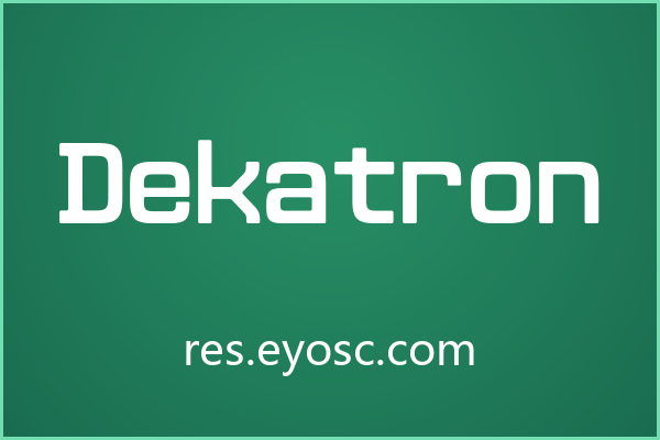 用 Dekatron 做咖啡菜单，字重里藏着烘焙香