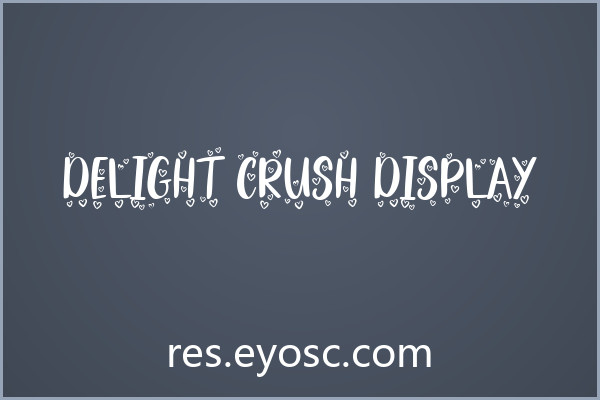 「Delight Crush Display」：用涂鸦心跳打破杂志排版的沉闷