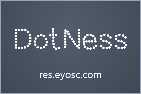 潮流海报版面上一眼认出 DotNess