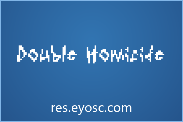 「Double Homicide」像素婚礼设计语言