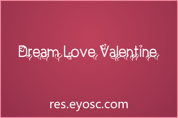 电商Banner缺浪漫氛围？「Dream Love Valentine」能搞定吗