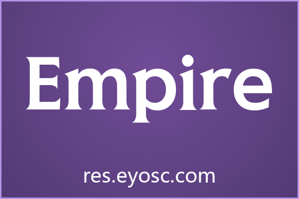 「Empire」：给游戏UI注入克制且威严的衬线灵魂