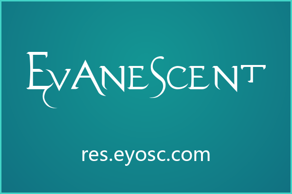 黑夜里的一抹幽光：Evanescent字体解析