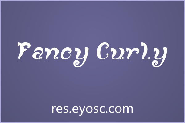 做网页标题想换换口味？聊聊「Fancy Curly」的卷曲细节