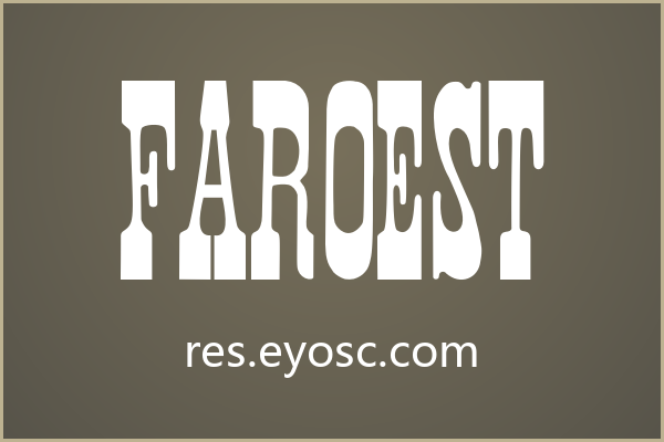 Faroest 的粗犷笔画藏着西部故事