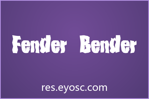 App界面太规矩？聊聊Fender Bender的扭曲玩法