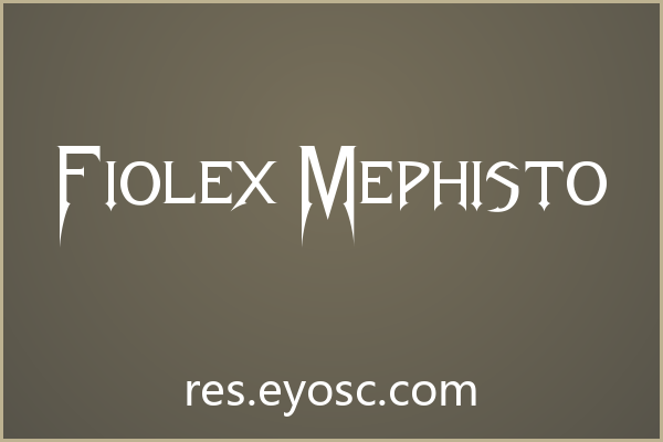 「Fiolex Mephisto」：字体是App界面的设计立场