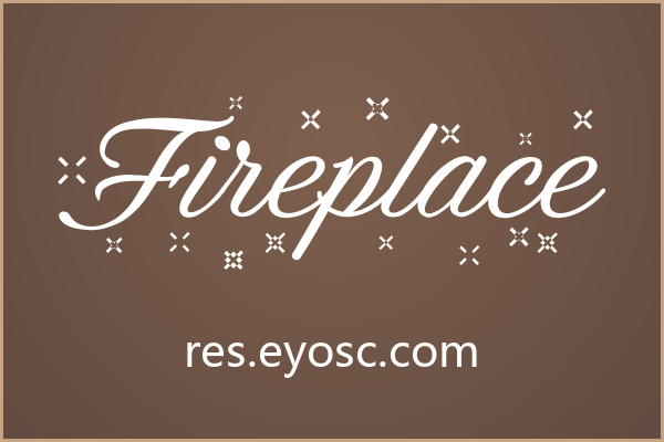 用 Fireplace 字体做节日贺卡，暖意和设计感我全都要