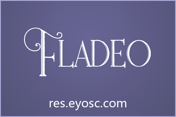 Fladeo字体下载 | 包装印刷复古标题精选