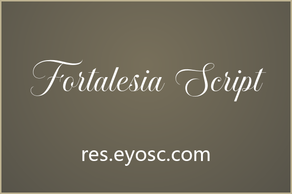 细长不脆弱：Fortalesia Script 的复古优雅