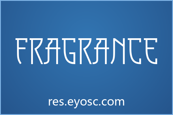 海报标题字体清单：Fragrance值得收吗