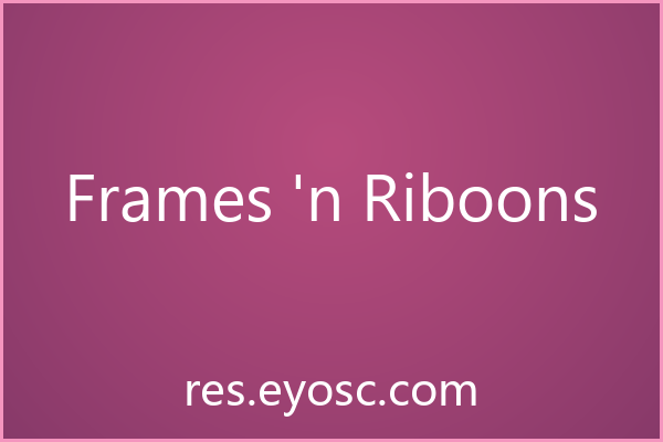 「Frames ‘n Riboons」：社媒视觉的线条语言