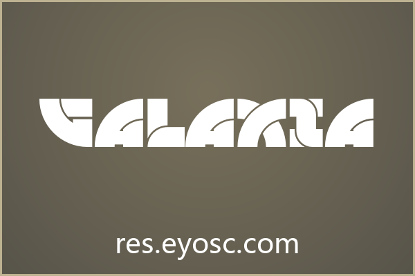「Galaxia」：用科幻切割感重塑杂志排版语言