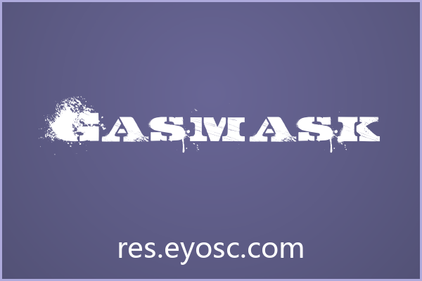 Gasmask：注入硬核Stencil基因的网页标题字体