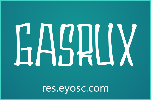 做杂志排版总缺随性劲儿？「Gasrux」能解渴吗