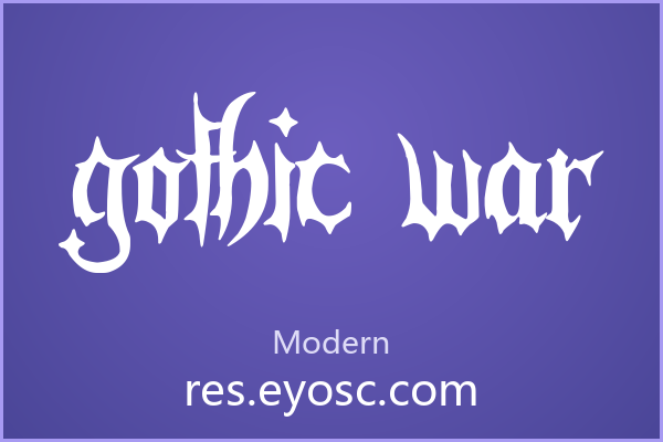 哥特利刃与四角星 Gothic War