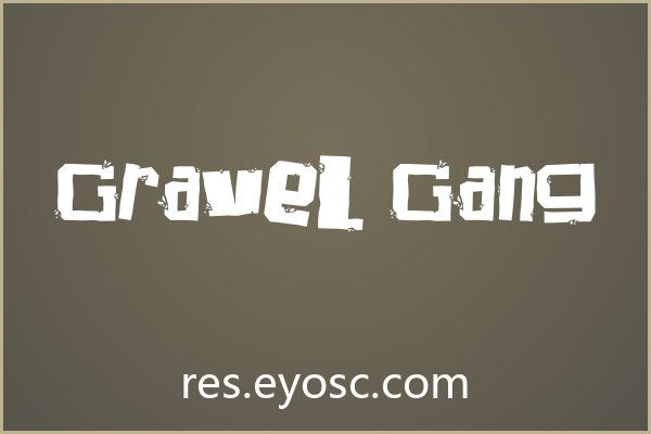 品牌VI想做破坏感？「Gravel Gang」能胜任吗