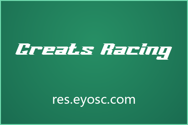 包装标题一眼认出 Greats Racing