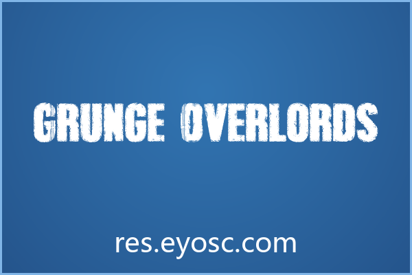 Grunge Overlords 评测：做旧品牌VI的破局利器