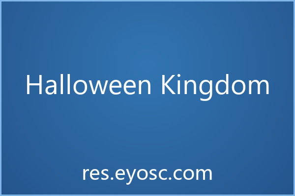 「Halloween Kingdom」——字体即杂志排版的视觉语言